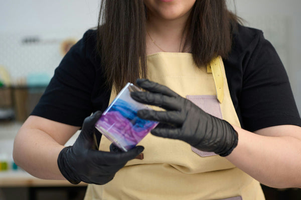 Woman making candles 487