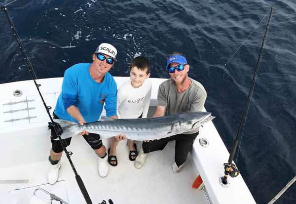 Catching a big fish