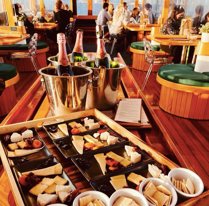 champagne and pairing set up.png
