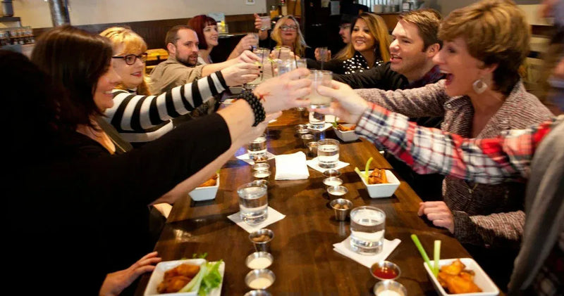 Cheers at food tour