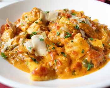 Classic Handmade Ravioli with sauce