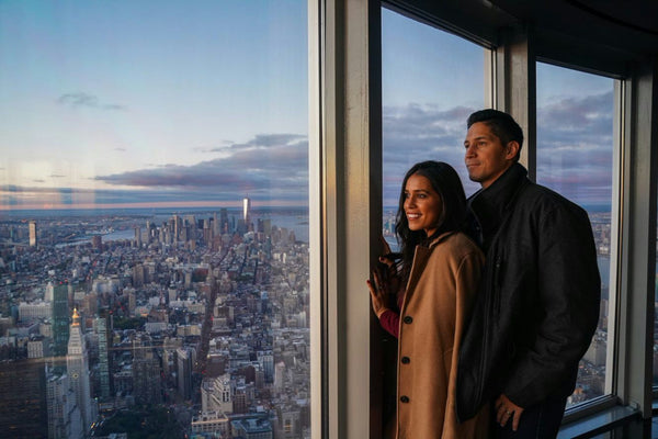 couple looking at views