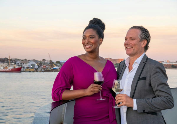 couple on boat
