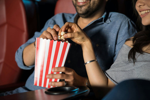 Movie Date Night for two with popcorn