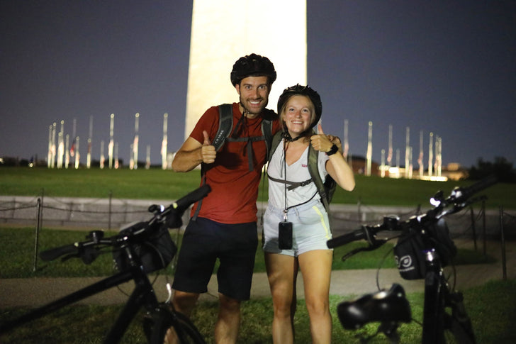 Washington DC Monuments at Night Bike Tour