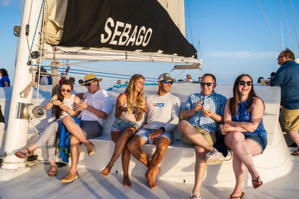 boat sailing in the ocean