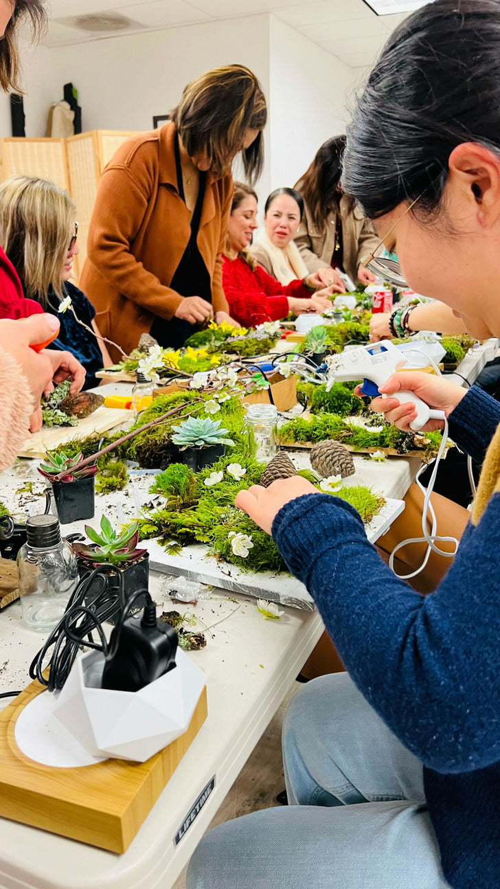 Moss Wall Art Workshop in San Jose