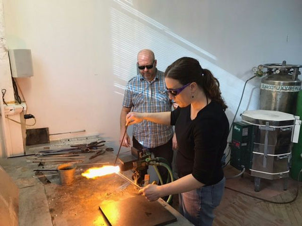 creating glass pendant