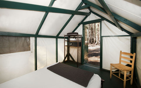 Yosemite Curry Canvas Tent Cabin Safari Tent The Camp Carmel