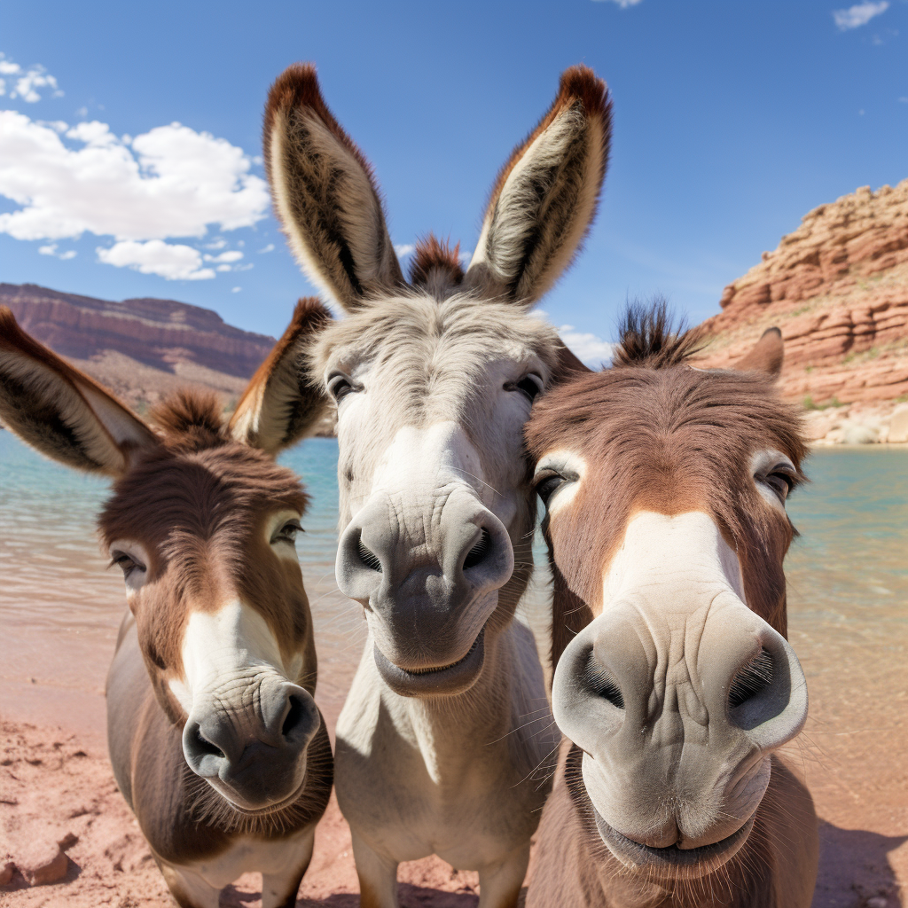 donkeys