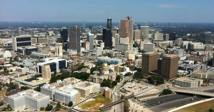 Private Downtown Atlanta & Stone Mountain Helicopter Tour with Champagne