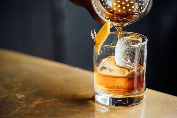 drink poured over ice