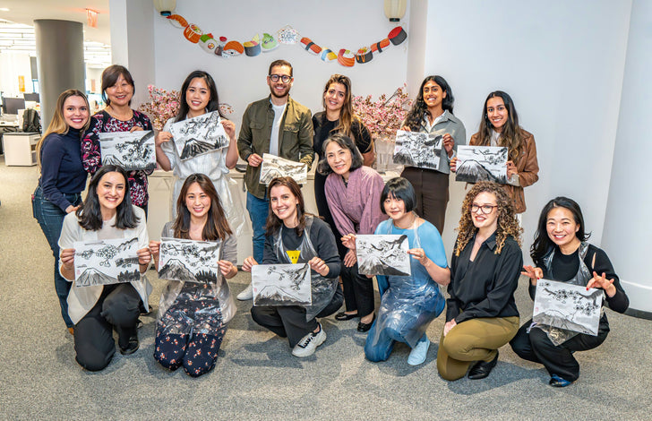 Sumi-E Japanese Ink Painting Class in NYC