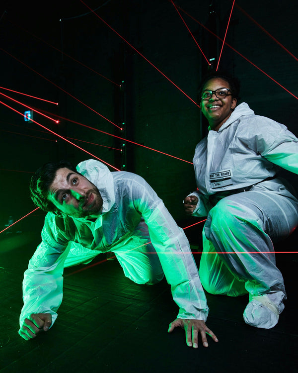 ducking-through-lasers