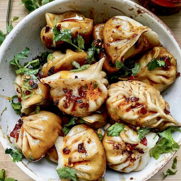 dumplings-with-sauce