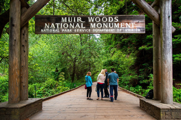 Entrance sign for muir woods
