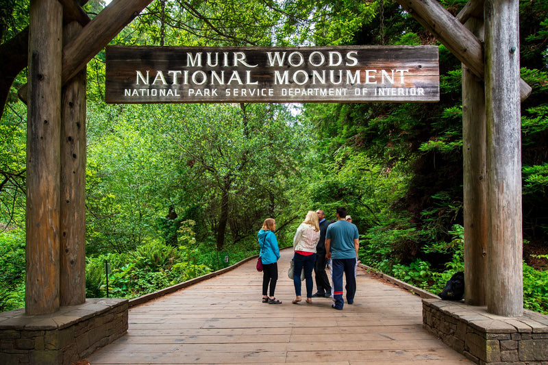 Entrance sign for muir woods