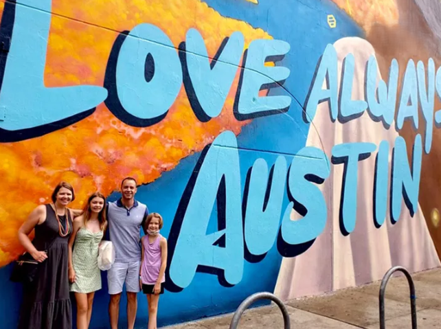 Family in Austin
