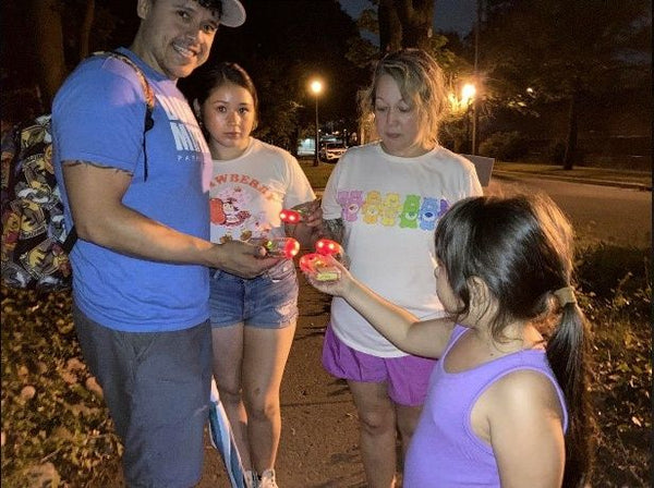 family using ghost meters