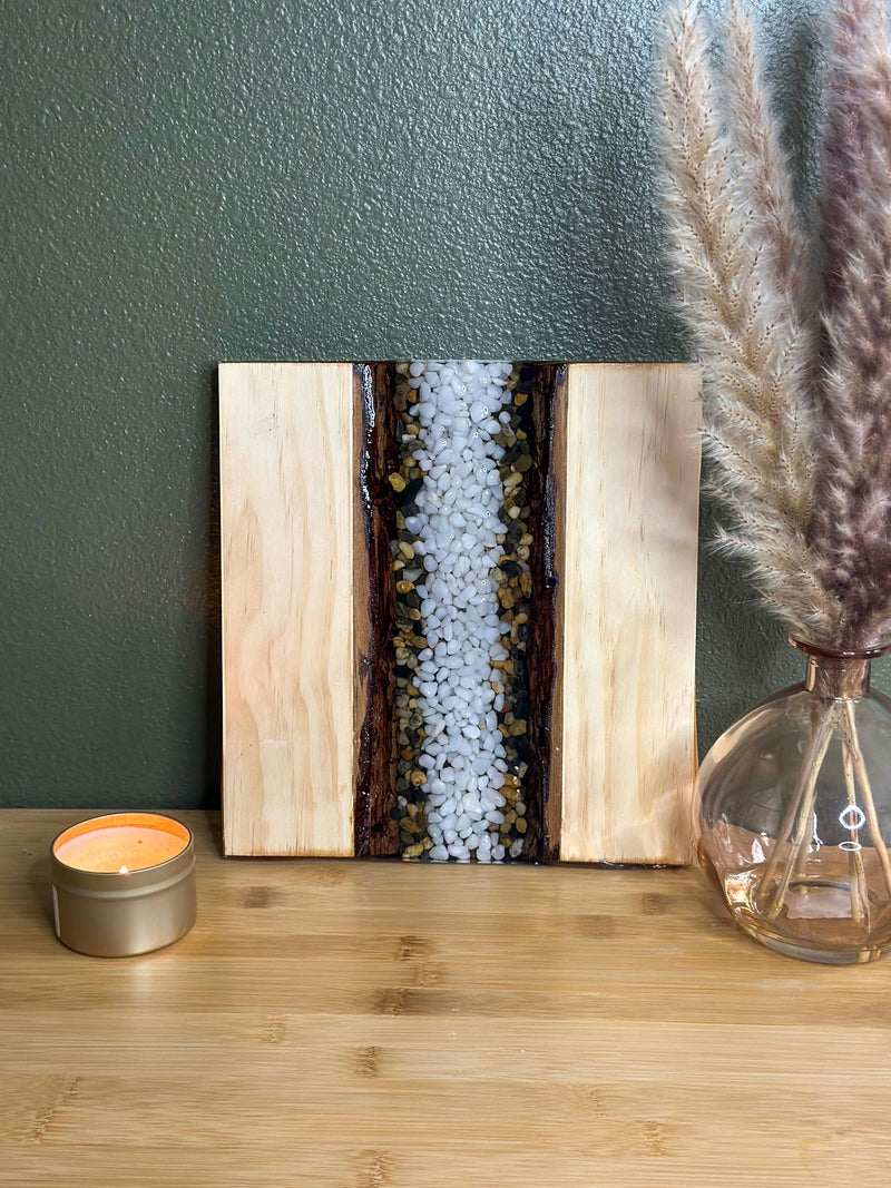 finished Resin River Plank
