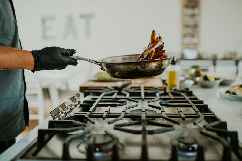 flipping-on-stove
