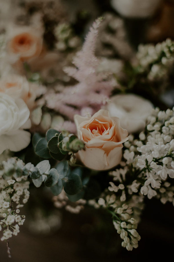 floral arrangement with roses