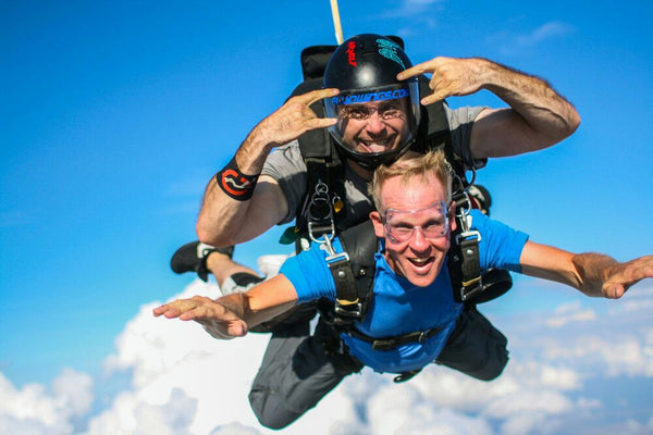 flying in the clouds