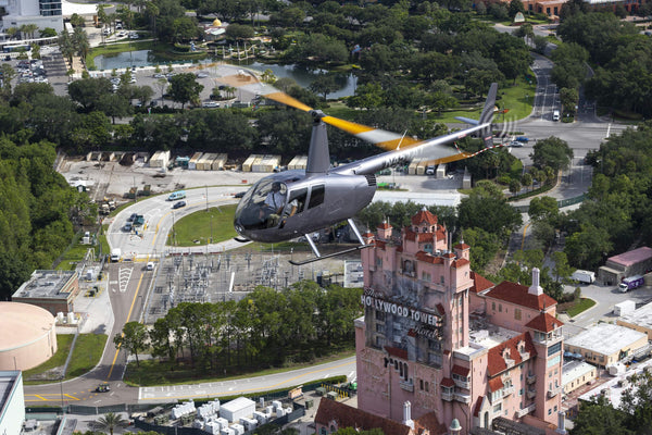 flying over disney