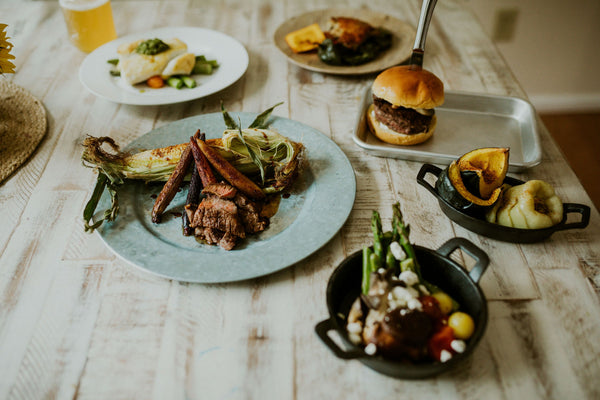 food on table
