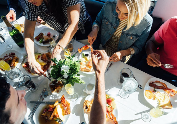friends enjoying brunch