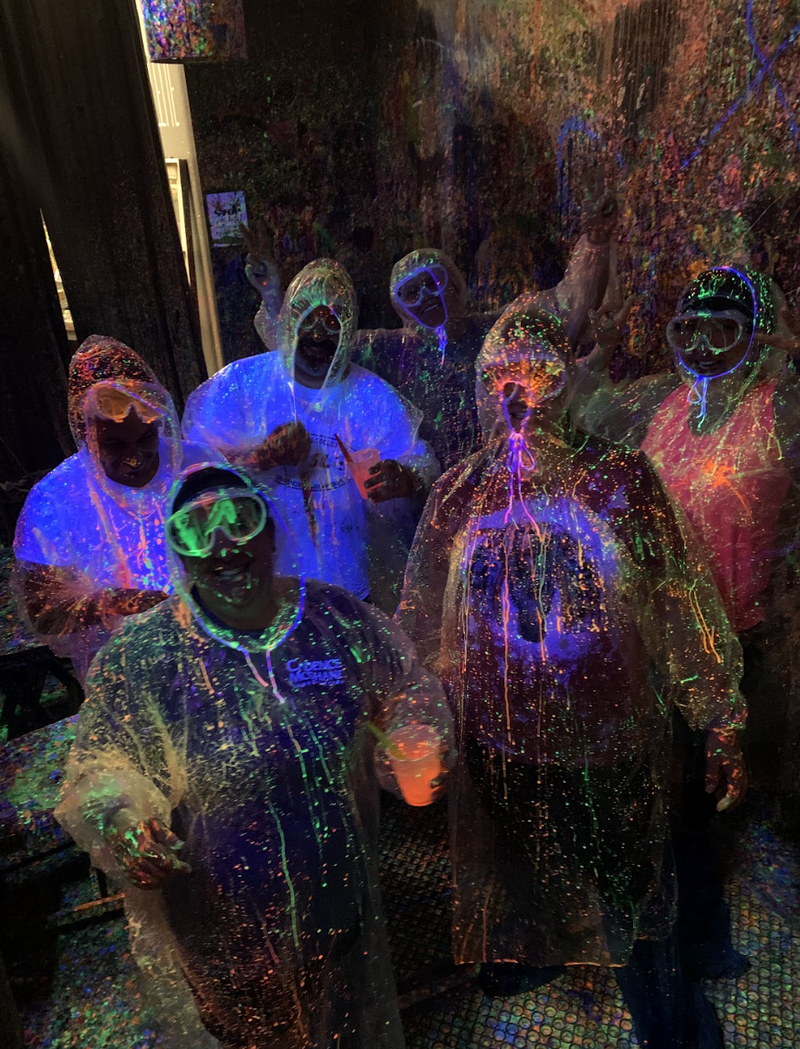 friends splatter