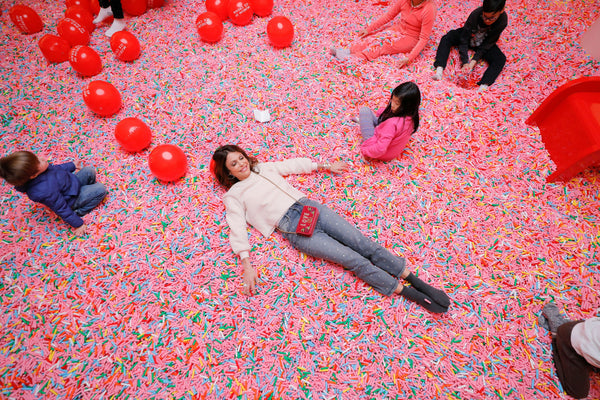 girl in sprinkle ppol