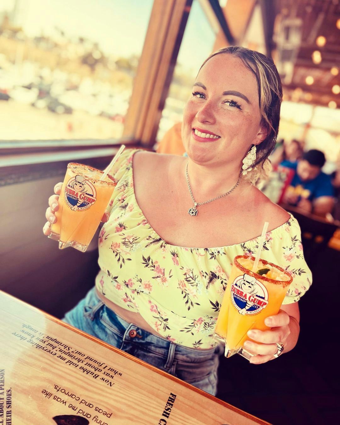 girl-with-two-drinks