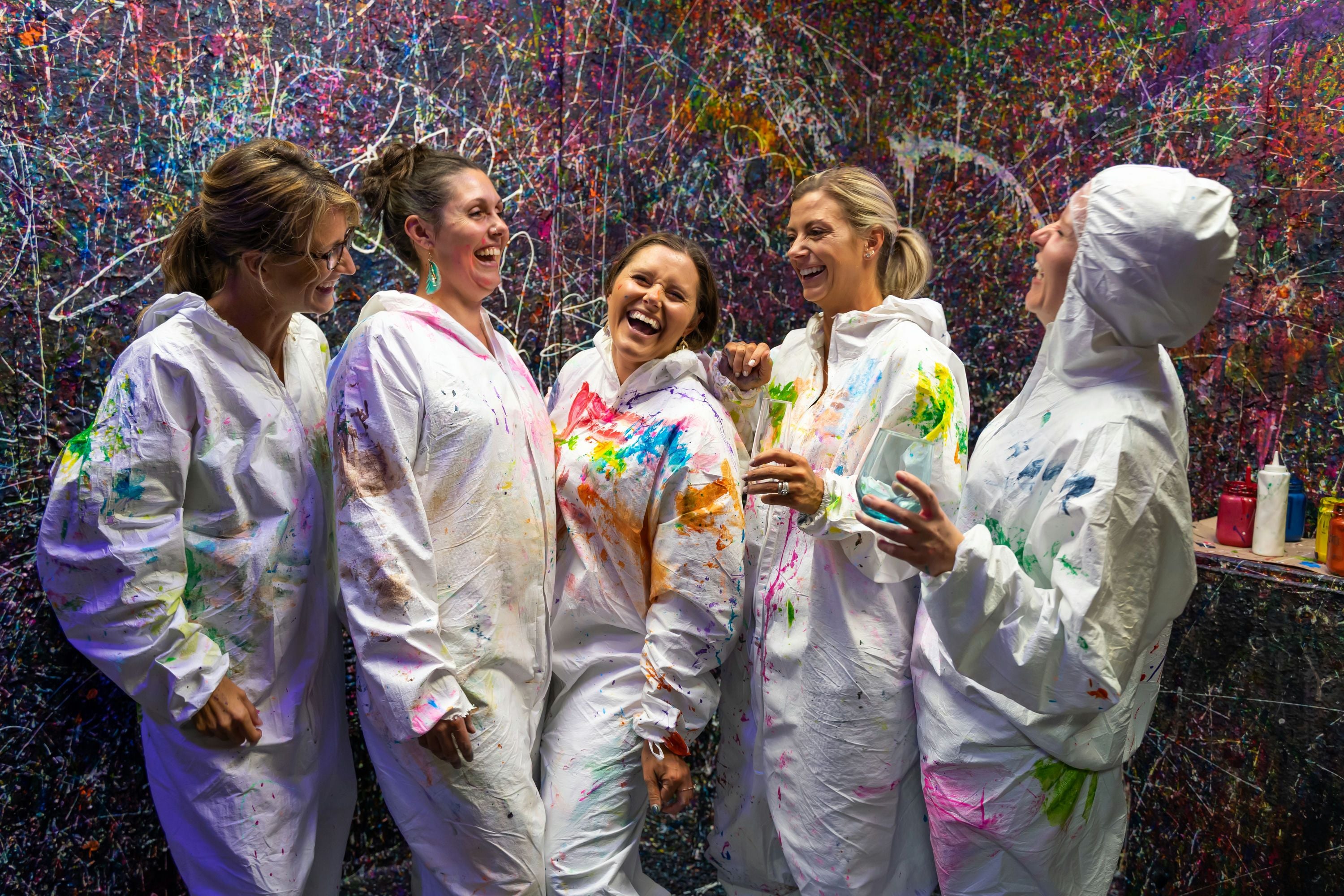 Mini Canvas Splatter Art Experience | Clarksboro | New Jersey | Giftory