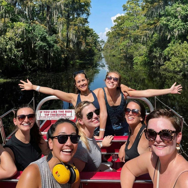 Small Airboat Swamp Tour in New Orleans