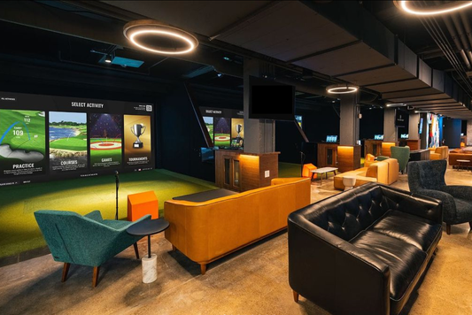 golf simulation large room