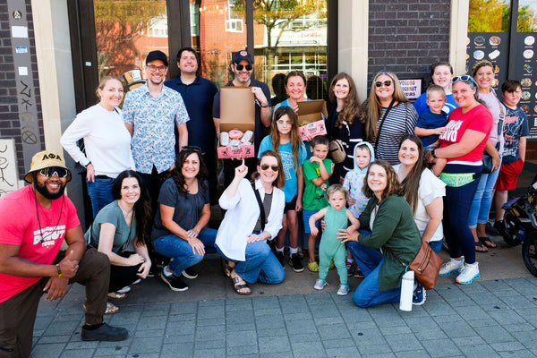 Group on Doughnut Tour 203