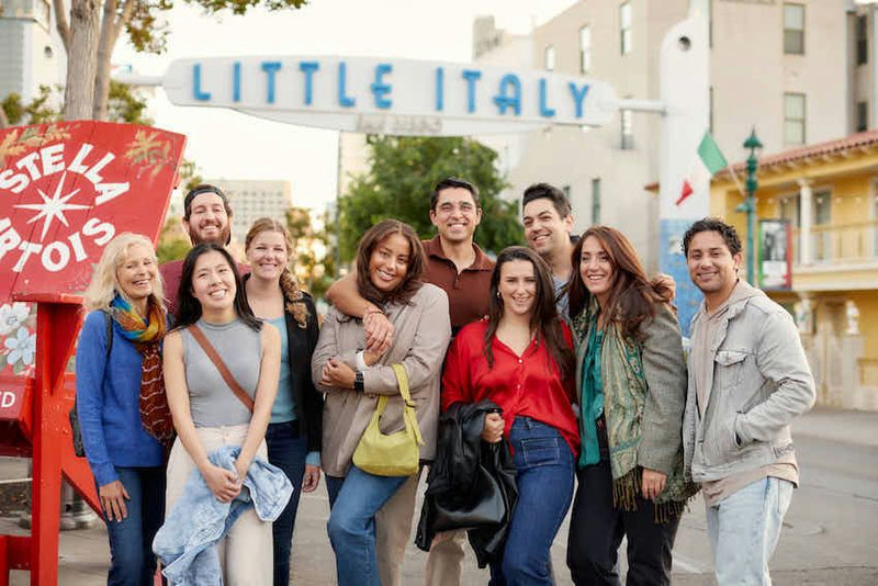 group on little italy tour