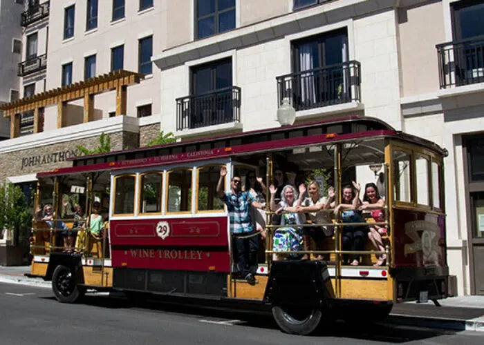 group-on-trolley