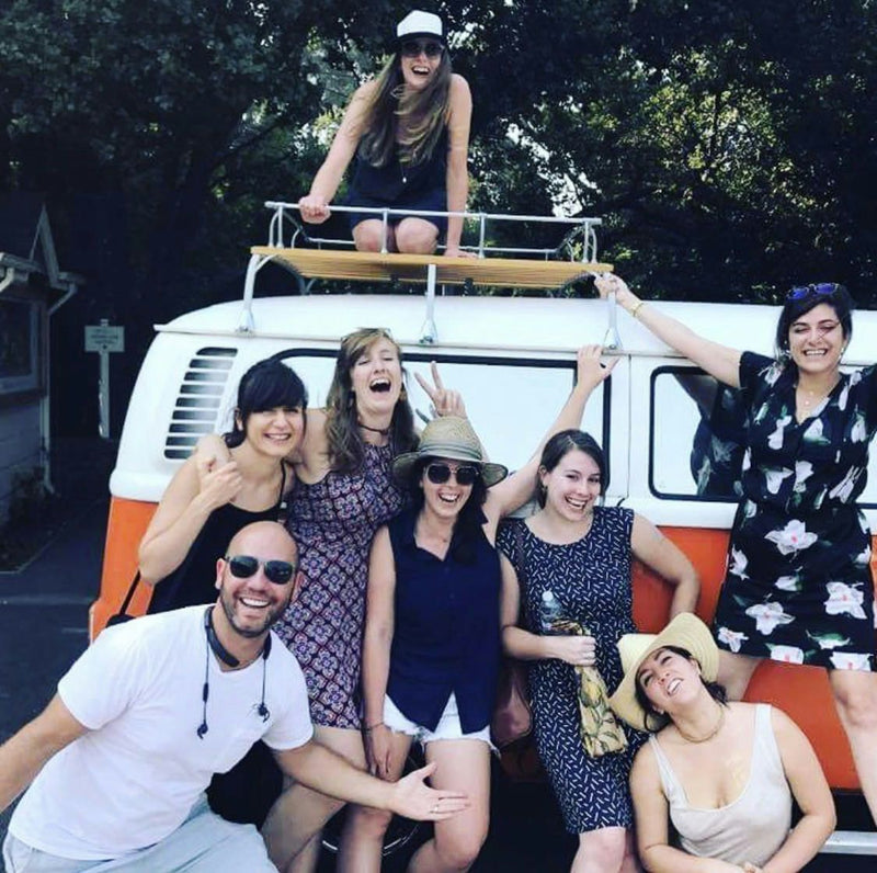 Group on Van tour