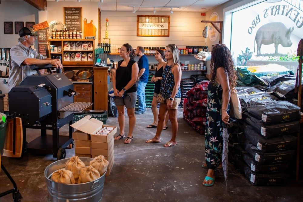 group-standing-around-a-store