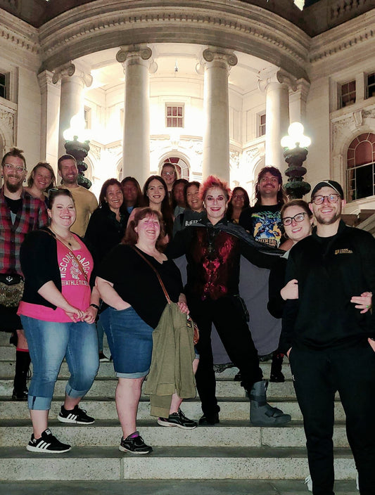 group picture with capitol