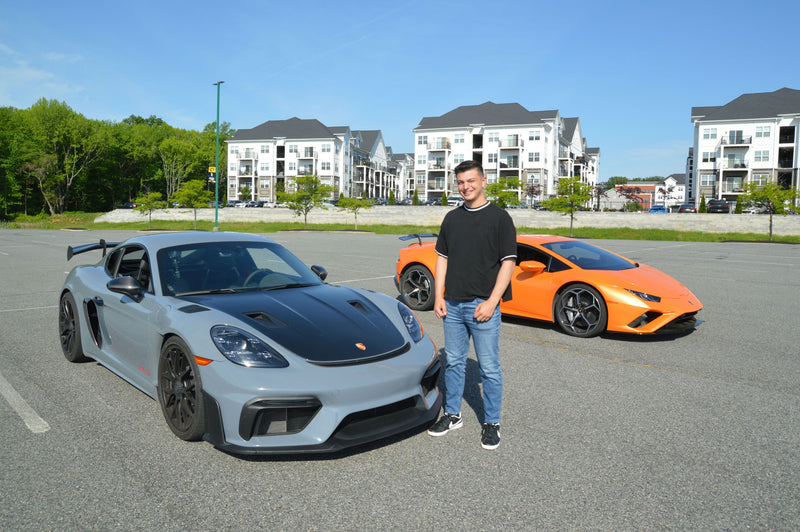guy with super cars