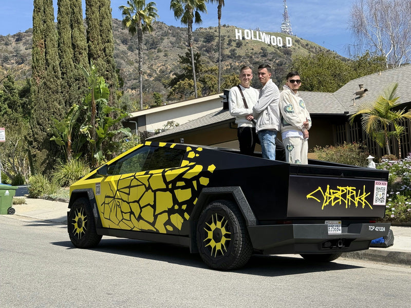 guys in cyber truck