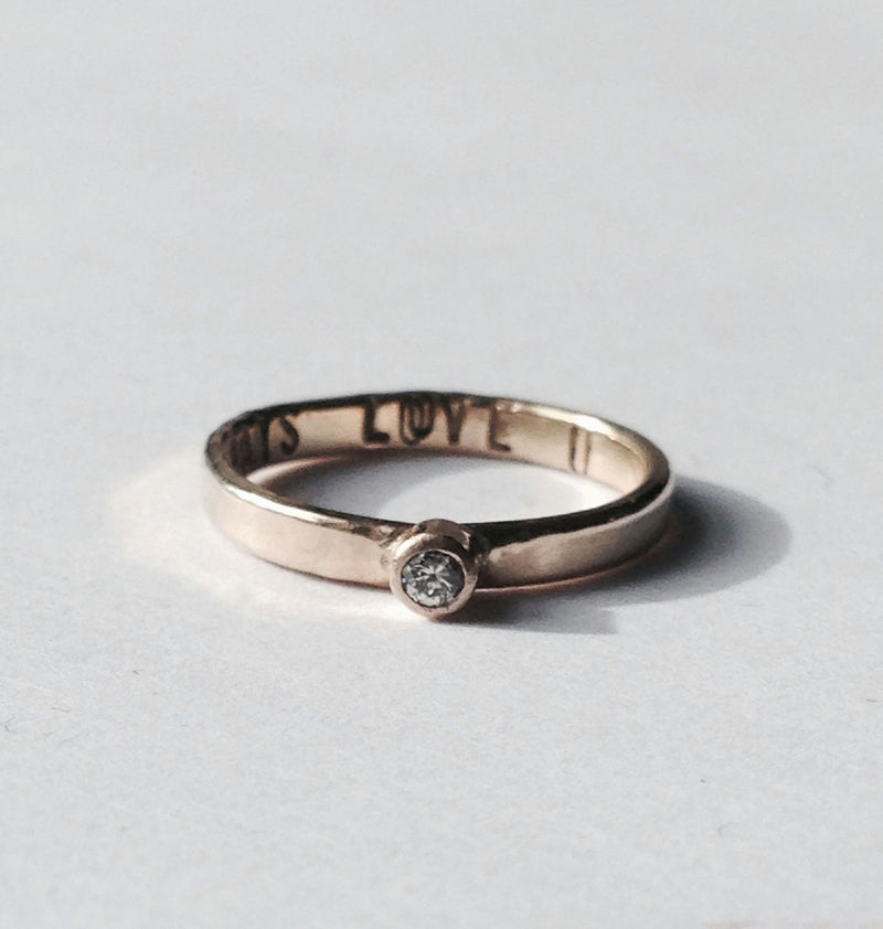 Handmade ring from class 7585