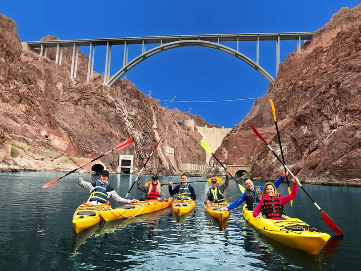Hoover Dam Kayak Tour and Hot Springs Hike Near Las Vegas