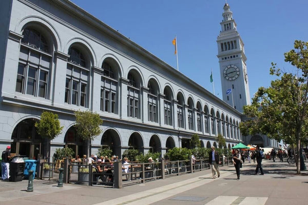 large grey building