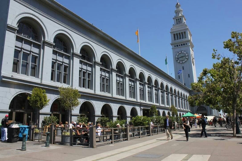 large grey building