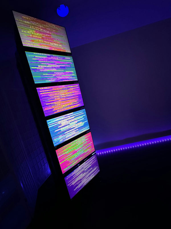 relaxing with light therapy