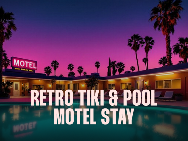 Retro Tiki & Pool-Motel Stay